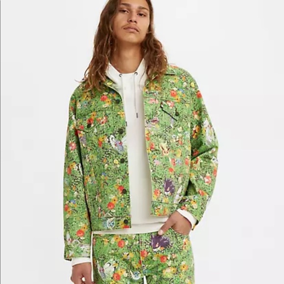 LEVI'S X POKÉMON VINTAGE FIT TRUCKER JACKET - Picture 1 of 3